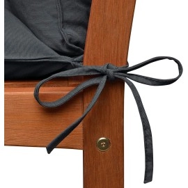 H B MSALA (DEVICE) Outside Benches Cushion with Backrest, Thicken Swing Cushions 2/3 Seater Replacement, Porch Swing Cushions Outdoor (40 x 60 inch, Grey)