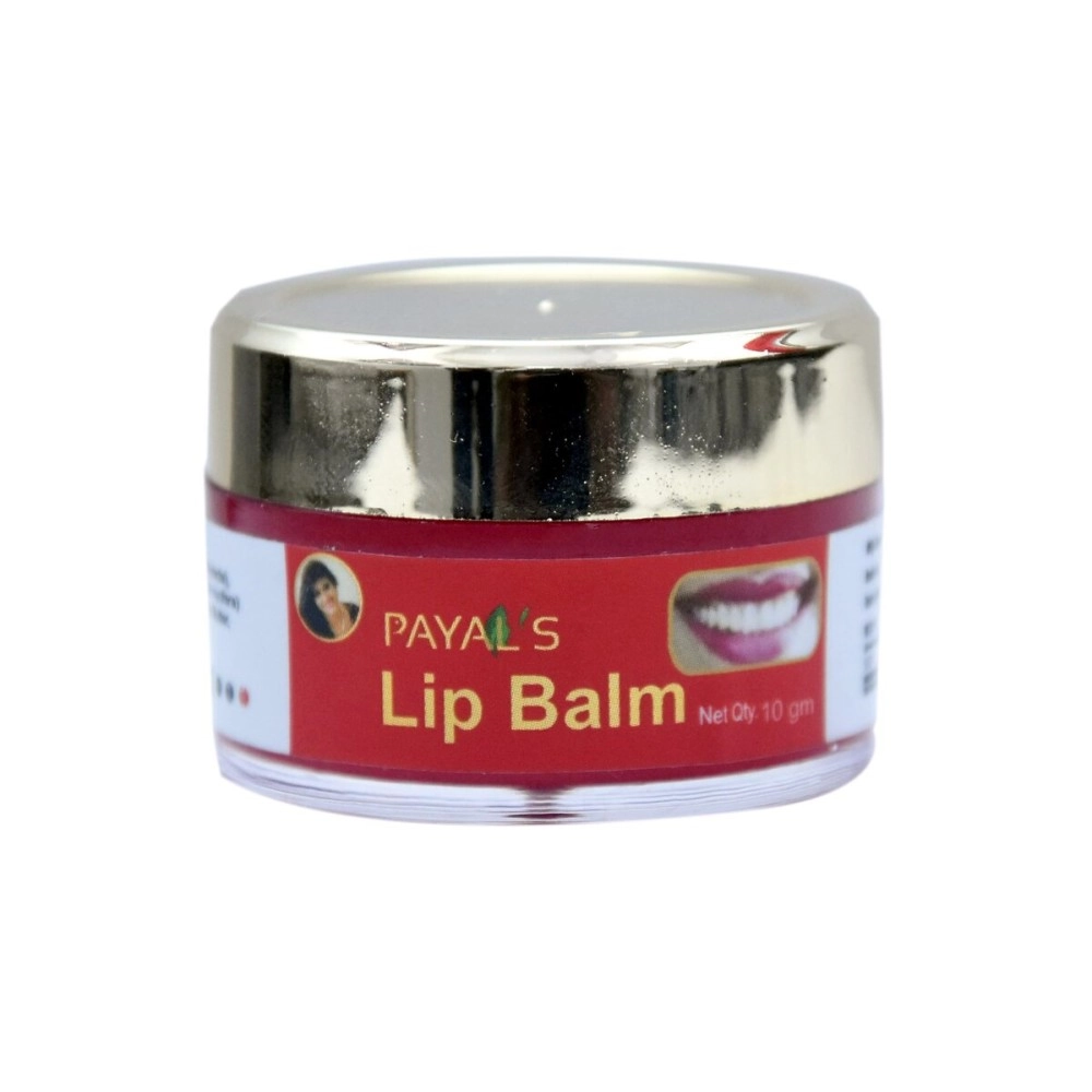 Payal\'s Lip Balm 10Gm Lip Protection & Nourishment Dry & Chapped Lips | Glossy Finish For Lips, Red