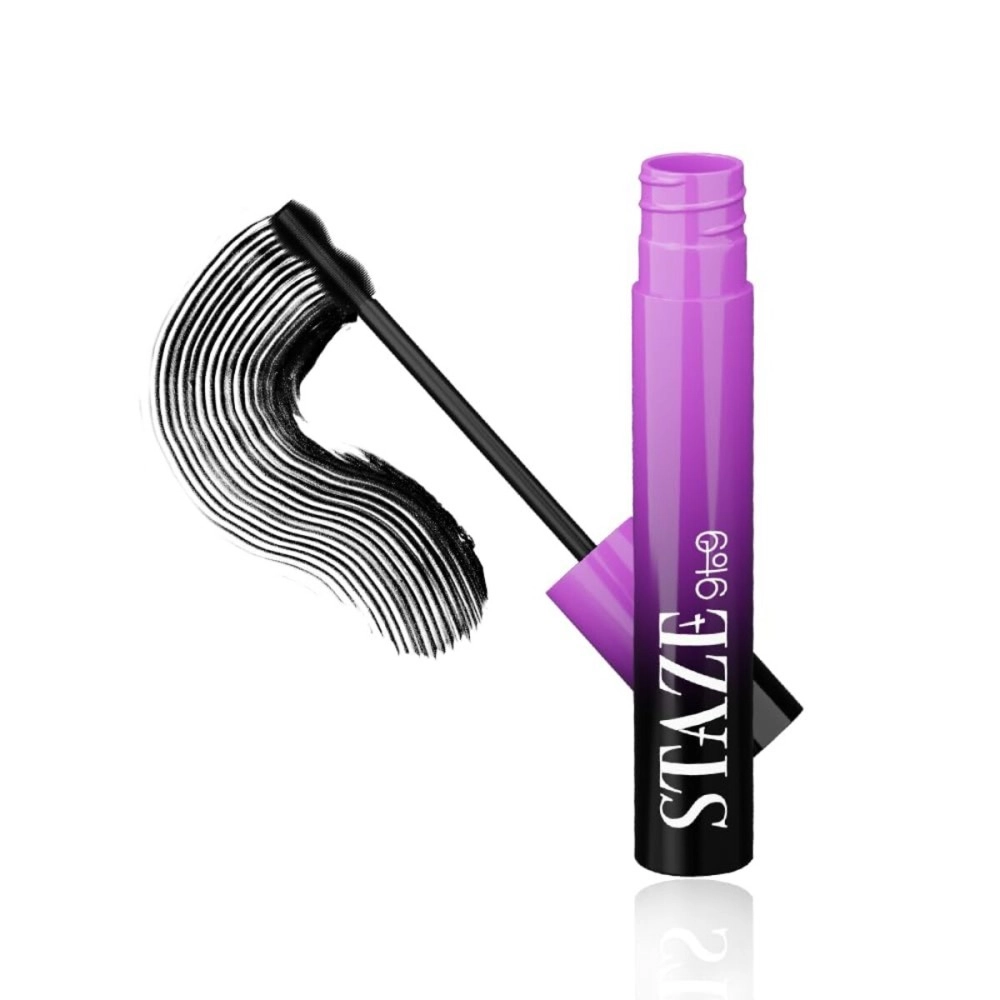 Staze 9to9 All Eyes on You Tubing Mascara | High Impact Volumizing mascara | Clump-resistant, easy to remove | Smudgeproof & Waterproof | Intense Black Color | 5ml