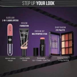 Staze 9to9 All Eyes on You Tubing Mascara | High Impact Volumizing mascara | Clump-resistant, easy to remove | Smudgeproof & Waterproof | Intense Black Color | 5ml