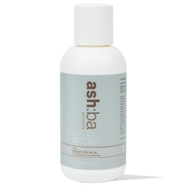 Ashba Botanics Curl Moisture Milk For Curly, Coily, Frizzy, Dry & Wavy Hair | Cream For Men & Women | Blend Of Murumuru, Tucuma Butter, Argan Oil & Moringa Oil | SLS, Parabens Free (Pack Of 1, 100Ml)