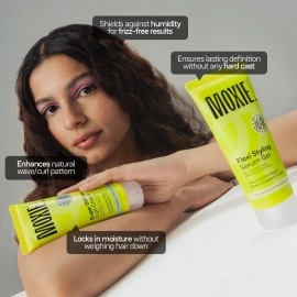MOXIE BEAUTY (Curly Vibe Setter Travel Duo) - Flexi Stying Serum Gel - 50 ml & Super Defining Curl Cream 50 ml