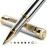 Scriveiner Chrome Rollerball Pen - Stunning Award-Winning Luxury Pen, Schmidt Ink Refill, Best Roller Ball Pen Gift Set for Men & Women, Professional, Executive Office, Nice, Fancy Pens