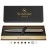 Scriveiner Silver Chrome Ballpoint Pen - Stunning Award-Winning Luxury Pen, Schmidt Black Refill, Best Ball Pen Gift Set for Men & Women, Professional Executive Office, Nice Fancy Designer Pens