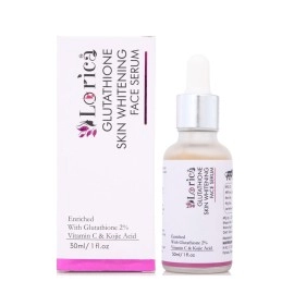 Lorica GLUTATHIONE Skin Whitening face serum For Glowing and Radiant Skin | For All Skin Types | For Men and Women | PARABEN FREE | Aloevera | Vitamin C (30ml)