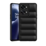 Plus Puffer Case Camera Protection Soft Back Cover for OnePlus Nord 2T 5G - Black
