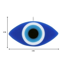 PROSPERRO LUMO by Parkash Candles Blue Evil Eye Candle Gift Nazar Home Decor Handmade Candles Desk Sculpture Decoration for House || Bedroom || Living Room || Set of 2 (Evil EYE)