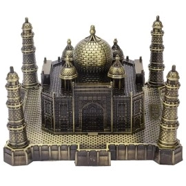 VRB Dec Brass Tm 1 Set For Statue Study Office Desk Decor Showpiece Gift Decoration Accessories Items Decorative Showpeice For Home (Taj Mahal), Bronze