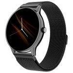 Noise Twist Go Round dial Smartwatch with BT Calling, 1.39 Display, Metal Build, 100+ Watch Faces, IP68, Activity Tracker, Oxymeter (SpO2), 24/7 Heart Rate Monitoring (Black Link)