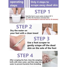 Pedicure Set, 5 Pieces Pedicure Knife Set with Storage Case,Dead Skin Corn Foot Callus Remover, Professional Foot Repair Tools Kit with Sharp Blade,Nail Knives for Ingrown Toenails Home Beauty Salon