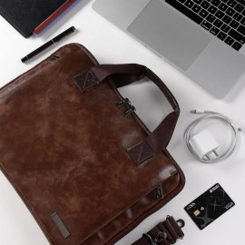 VISMIINTREND Stylish Laptop Sleeve Bag with Handle and Messenger Shoulder Sling Belt|Briefcase for Men and Women | Slim | Portable Bags | Fits 13/14/15.6 Inch | New Year | Corporate | Client | Gifts