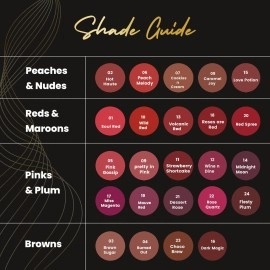 MARS Plush Velvet Creamy Matte Lipstick for women | Smooth Glide | One Swipe Pigmentation | Non-Drying and Creamy Formula | Rich and Vibrant Color | 3.2 gm | (08-Caramel Joy)