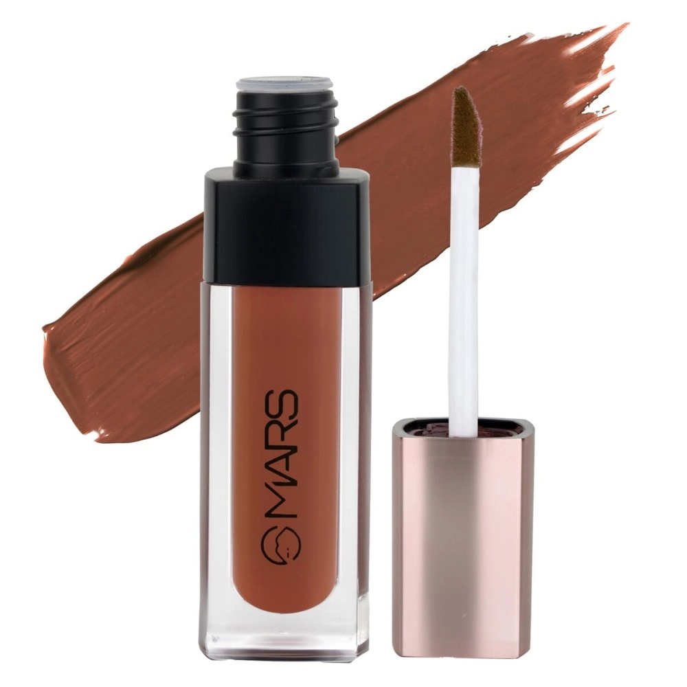 MARS Popstar Non-Drying Liquid Mousse Lipstick for Women with Matte Finish | Lightweight and Non-Sticky Formula | Up to 12 Hour Long Lasting | Transferproof & Waterproof (6.0ml) (02-Rock On)