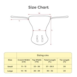 SuperBottoms DryFeel Baby Langot 0-6 months l Organic Cotton Modern Baby Nappy l Mess-free Langot with Gentle Elastics l Super DryFeel Top Layer l Diaper-free Time Essential | 6 Pack