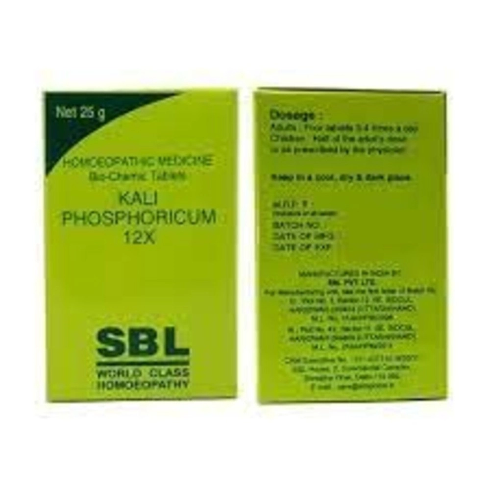 SBL Kali Phosphoricum Tablet 12X- 25GM (Pack of 2)