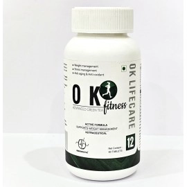 KRUM Ok Fitness(Advance Green Tea) - 60 Capsules