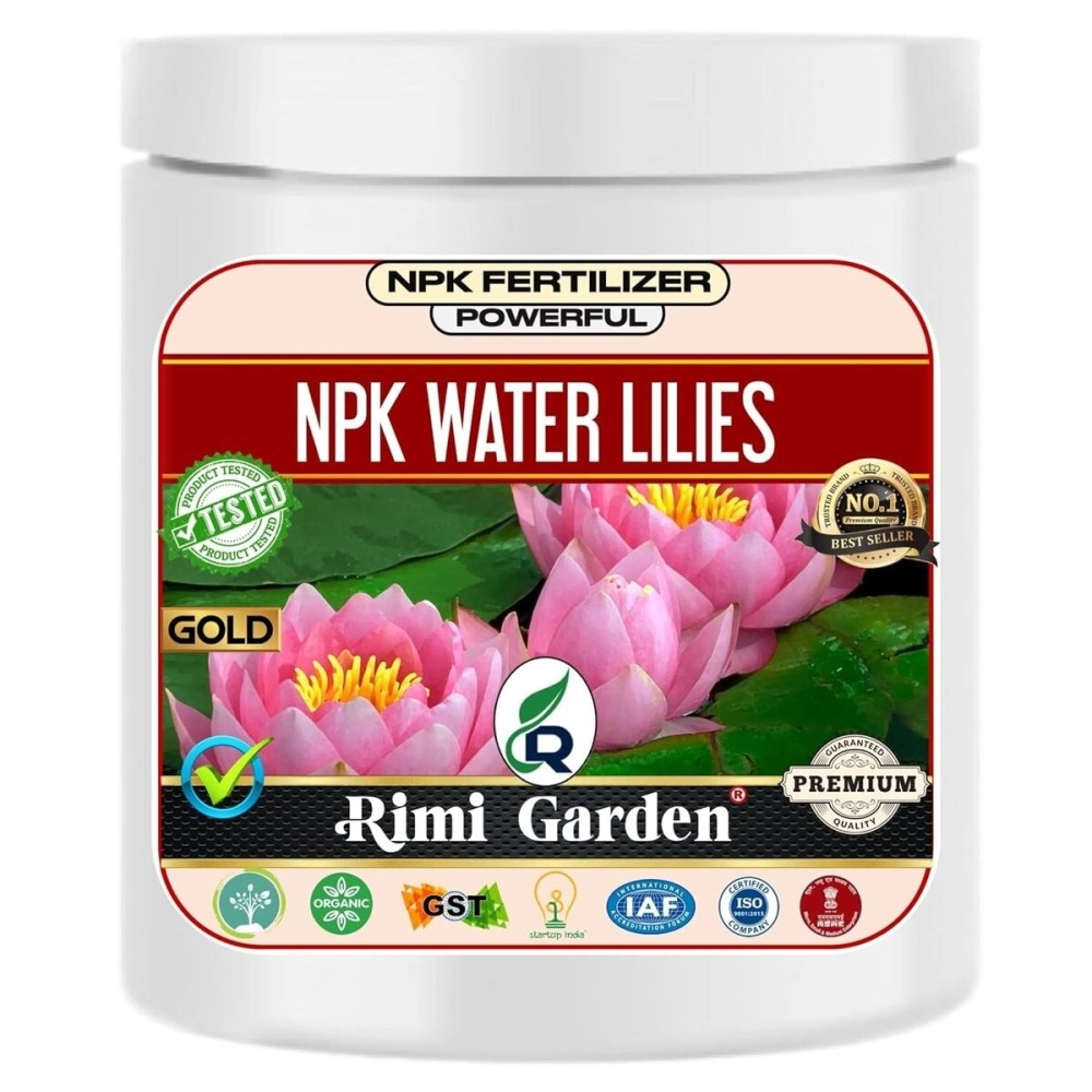Rimi Garden Npk For Lotus And Water Lilies Organic Fertilizer Overall Growth Of Water Plants. (200 gm)