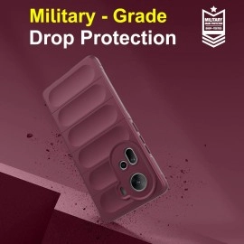 ZAP CASE Back Case Cover for OPPO Reno 11 5G | Compatible for OPPO Reno 11 5G | Liquid Silicon Magic Case with Camera Protection | Plum