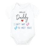 Lillypupp Pregnancy Announcement Gift for Husband Father to be | Baby Coming Soon Bodysuit | Reveal idea for Grandma, Grandpa, Dad, Aunt, Uncle and Family.