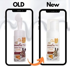 Innila Donkey Milk Foam Face Wash For Skin Brightening & Anti- Aging With Pro Vitamin B3+ -150ML (Men & Women)
