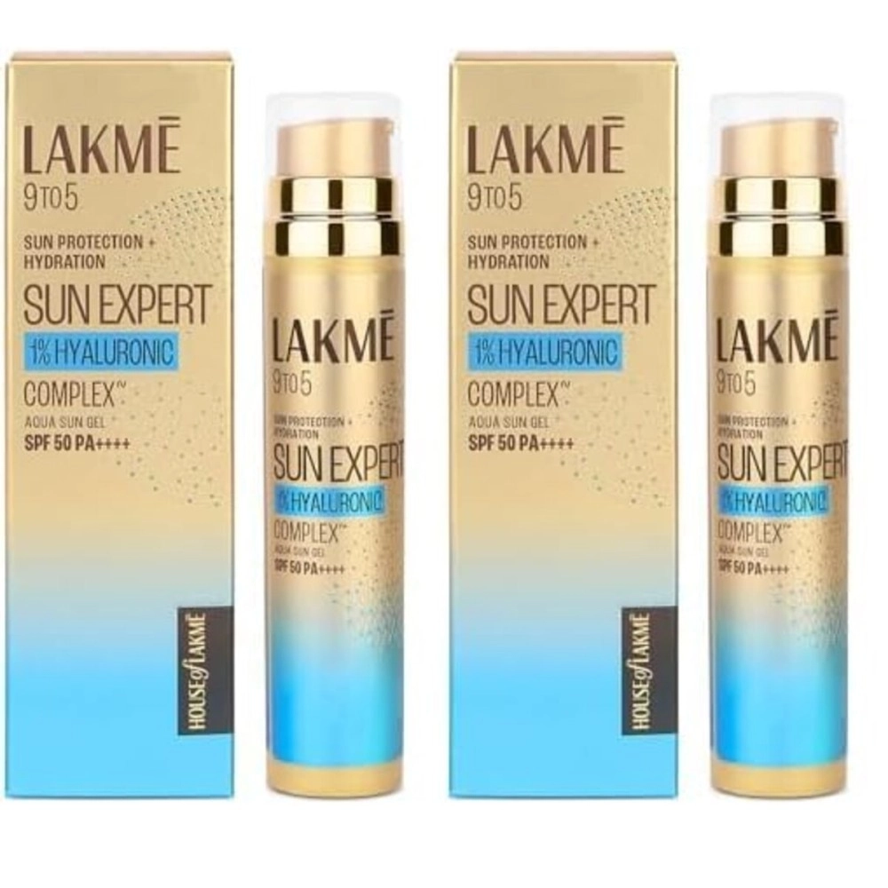 LAKM Sun Expert 1% Nia C Gel Sunscreen Spf 50 Pa++++ For Uva/B, No White Cast, For Hydration 56G - All