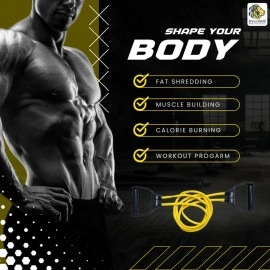 PRO365 Resistance Band 25 Kgs/Toning Tube/Toning Bands/Exercise Bands/Home Gym Bands (6 Month Warranty by PRO365)