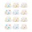Superbottoms Basic Langot Pack of 12 | 100% Pure Cotton Double Layered | Extra Soft & Breathable for Baby Girl and Boy | Fits Medium to Large | Up to 5 Kg (0-6 Months)