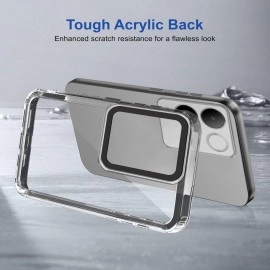 Zapcase Back Case Cover for iQOO Z7 Pro 5G | Compatible for iQOO Z7 Pro 5G Back Case Cover | Case Cover for iQOO Z7 Pro 5G with Camera Protection | (TPU + PC | Translucent Black)