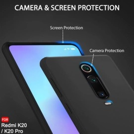 TheGiftKart Liquid Silicone Back Cover Case for Mi Redmi K20 / K20 Pro | Soft Micro-Fibre Lining Inside | Camera Protection Bump | Shockproof Back Cover Case for Redmi K20 / K20 Pro (Silicone, Black)