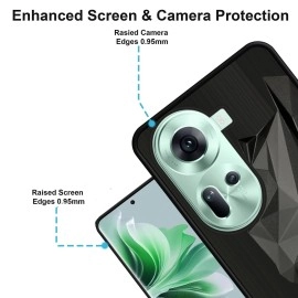 VIDO Exclusive Soft Back Case Cover for Oppo Reno 11 5G (Shock Proof |360 Degree Complete Protection)