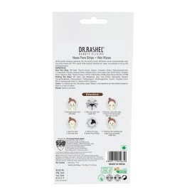 DR.RASHEL Coffee Nose Pore Strips | With Coffee Extracts | Deep Cleansing | Pore Purifying | Painless Blackhead Removal | 10 Strips + 10 Wipes | 20 PCS Total