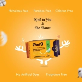 Femi9- Happy day everyday Anti Bacterial Daily Use Mini Pads For Women|Pantyliners For Women|Absorbs White Discharge|Prevents Urinal Leakage|Prevents Period Spotting|Odor Control Pads|30 Pads - 180Mm