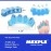 MEXPLE ToePro Toe Separators for Feet | 5 Holes Silicon High Elastic Toe Straightener Hammer Hallux Valgus Corrector Pain Relief Toe Straightener Achilles Stretcher, Toe Separator Foot Care, Toe