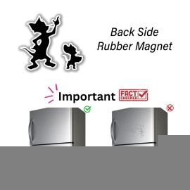 Regalo Casila Fridge Magnet | Tom and Jerry | Waterproof | 2.5 in | Glossy | Acrylic | Fun Comic Character Gift and Decoration | Cartoon Theme Magnet | Birthday Gifts | Kids Girls Boys Gifts