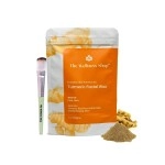 The Wellness Shop - Turmeric Facial Wax Powder, 5 min Painless Natural Face Hair Removal Waxing Powder, Easy to use at home, No chemicals - No Irritation, No Skin rashes (100g)