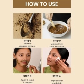 The Wellness Shop - Turmeric Facial Wax Powder, 5 min Painless Natural Face Hair Removal Waxing Powder, Easy to use at home, No chemicals - No Irritation, No Skin rashes (100g)