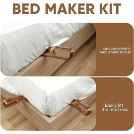 THE SR BRAND Bed Sheet Tucker Tool - Durable Bed Maker Tool to Keep Sheets in Place - No More Lifting Mattress (11 inch) (Pack of 2)