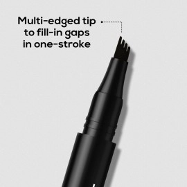 RENEE Browfill Eyebrow Pen- Black, Waterproof & Smudge-proof, One Swipe Application with Micro Precision, Natural & Long-lasting Finish, For Denser & Fuller Eyebrows, Easy to use, Cruelty-free