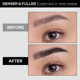RENEE Browfill Eyebrow Pen- Black, Waterproof & Smudge-proof, One Swipe Application with Micro Precision, Natural & Long-lasting Finish, For Denser & Fuller Eyebrows, Easy to use, Cruelty-free