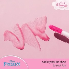 RENEE Disney Frozen Princess Icecream Lip Gloss Elsa - For Pre-Teen Girls, Enriched with Shea Butter & Apricot Oil, Adds Glossy Shine with Nourishing and Moisturizing Effect - No Parabens - 8ml