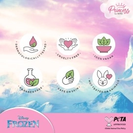 RENEE Disney Frozen Princess Icecream Lip Gloss Elsa - For Pre-Teen Girls, Enriched with Shea Butter & Apricot Oil, Adds Glossy Shine with Nourishing and Moisturizing Effect - No Parabens - 8ml