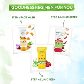 Mamaearth Vitamin C Daily Glow Sunscreen with Vitamin C & Turmeric for Sun Protection & Glow | SPF 50 PA++++, No White Cast, Lightweight & Non-Sticky, Brightens Skin | All Skin Types, 50g (Pack of 2)