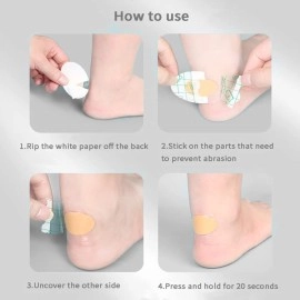 LUPINEZ Blister Pads/Blister Protector For Feet Heel Patch Protector For Feet Heel Protector Shoebite Protection Pads, Waterproof Blister Patches For Women Men- Pack Of (20)