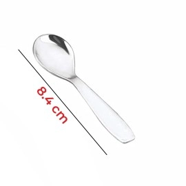 HAZEL Stainless Steel Spoon for Spice Box | Small Mini Spoon for All Tea Coffee Sugar & Spices Set, Set of 12