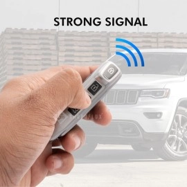 SHOPOFLUX Leather TPU Key Cover Compatible with Kia Seltos 2024 2023 Facelift HTX | Carens Calvis X Line | Sonet Facelift 4 Button Smart Key (Silver)