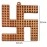 ARTISKRITI Copper Swastik Pyramid Vastu Yantra for Home Entrance Door Hanging Positive Energy Vibrations and Vastu Dosh Nivaran Items with Feng Shui Coin
