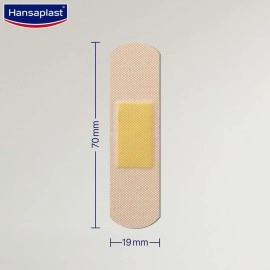 Hansaplast Antiseptic Washproof Bandage for injury & wounds | 100 Strips | First Aid | Water resistant | Provides Comfort to the Wound in Water | For Kids & Adults