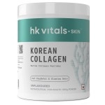 HealthKart HK Vitals Pure Korean Skin Marine Collagen Powder - Type 1 Collagen Supplement for Women & Men, Promotes Healthy Skin, Hair & Nails (Unflavoured, 200 g)
