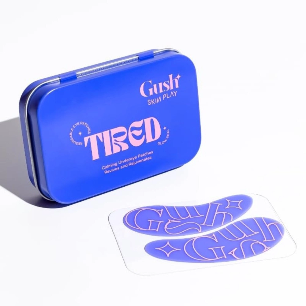 Gush Beauty Reusable Under Eye Patches - Treats Dark Circles, Eye Puffiness, Fine Lines And Wrinkles | Cooling Effect | 100% Medical Grade Silicone Patches