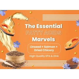 Bark Out Loud by Vivaldis - Adult Dry Cat Food Chicken & Salmon 1 Kg, protein-packed immunity, growth & development booster, contributes to healthy heart, skin, coat and eye.